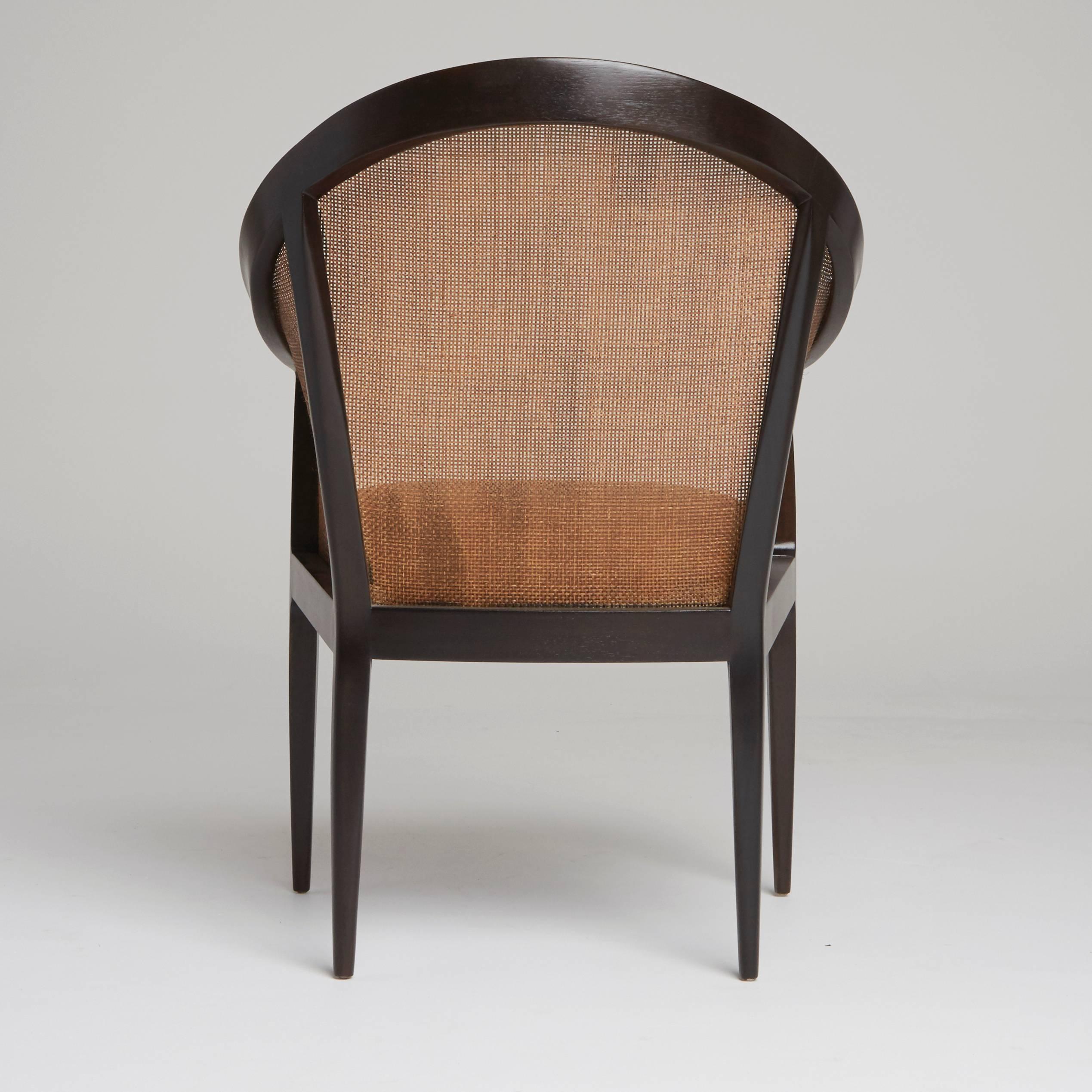 American Cane Back Armchairs by Kipp Stewart for Directional 