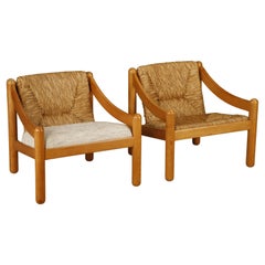 'Carimate' Lounge Chairs by Vico Magistretti for Cassina, c 1963, Signed