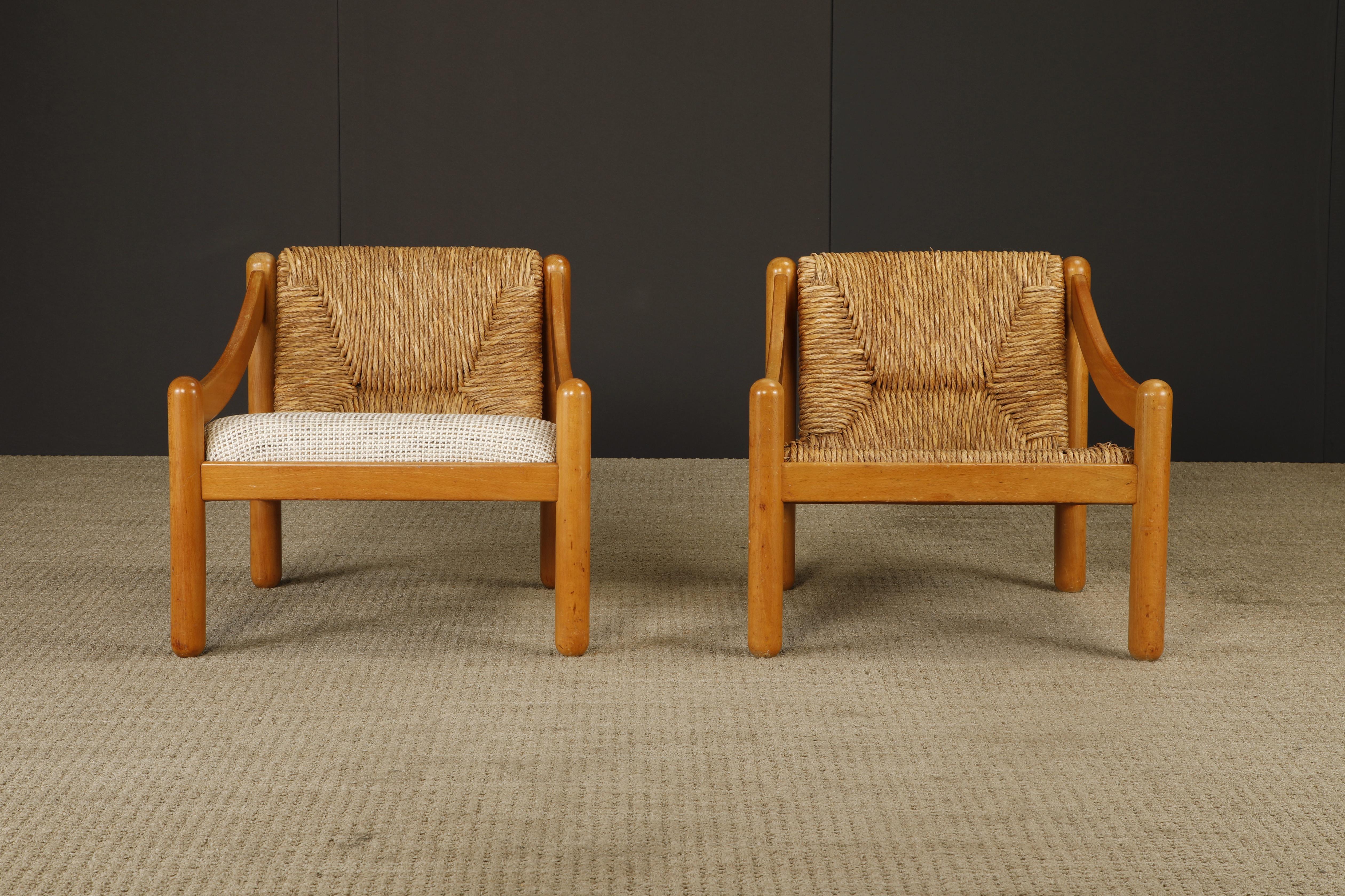 Charmante et emblématique paire de chaises longues 