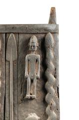 Monumental Hardwood African Granary Door, circa 18th Century