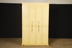 Tommi Parzinger Illuminated Parchment Cabinet for Parzinger Originals, Signed