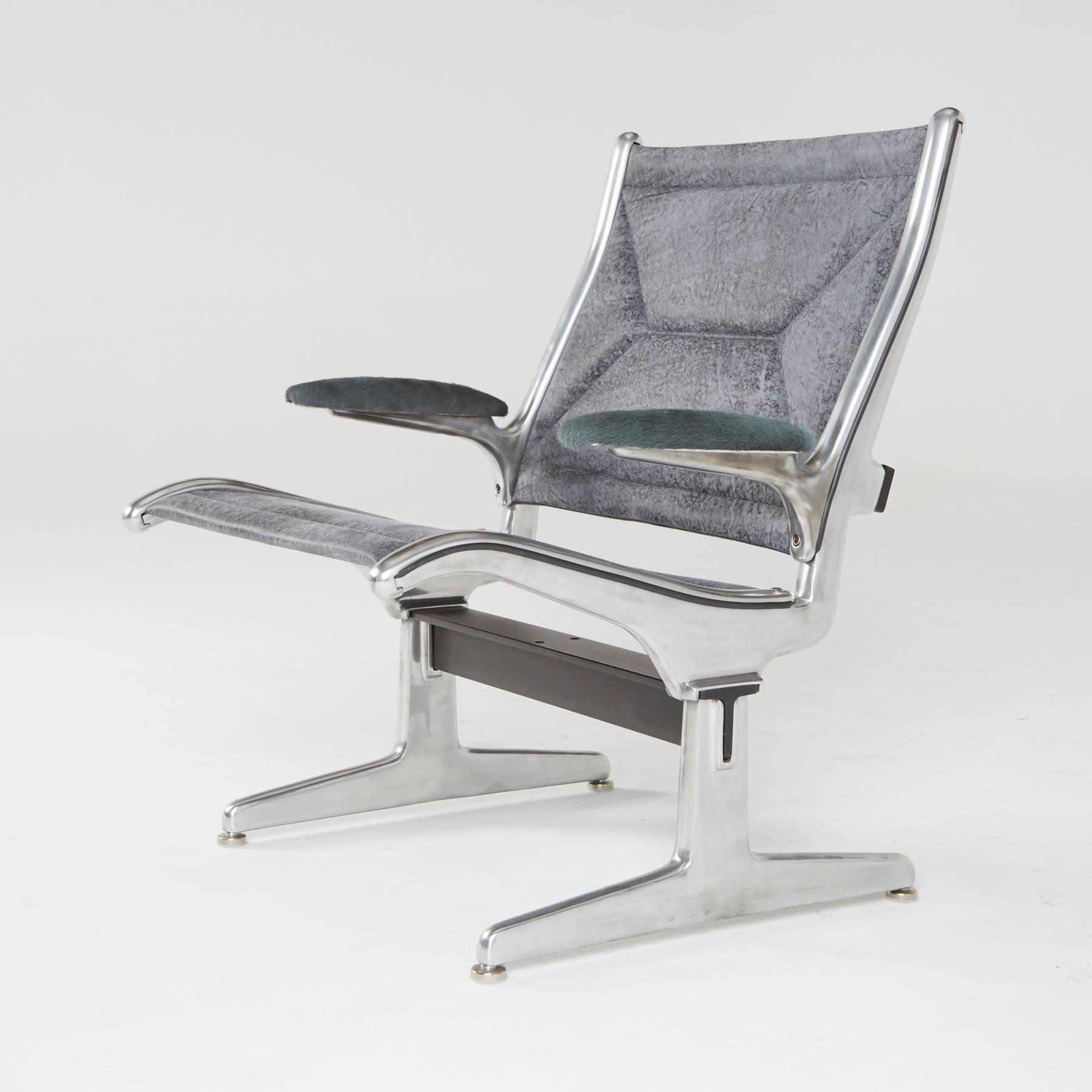 Mid-Century Modern Tandem Sling by Eames for Herman Miller, Restored in Edelman Leathers