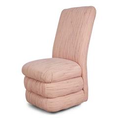 Steve Chase Style High Back Accent Chair, circa 1970
