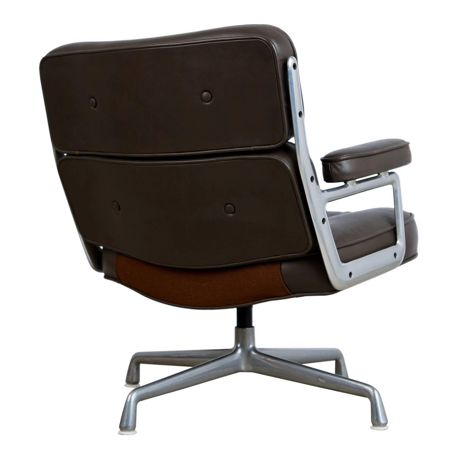 Late 20th Century Dark Grey Time Life Lobby Lounge Chairs by Charles Eames for Herman Miller 