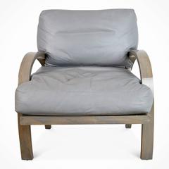 Chaises longues en cuir pour Steve Chase Designed Home:: vers 1984