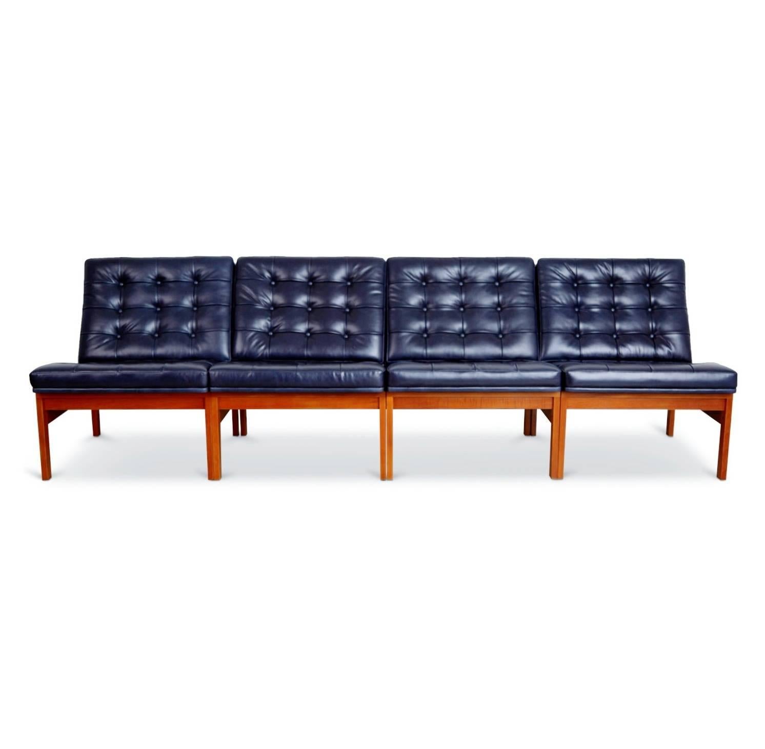 Mid-20th Century France & Son Moduline Living Room Set by Ole Gjerløv-Knudsen & Torben Lind