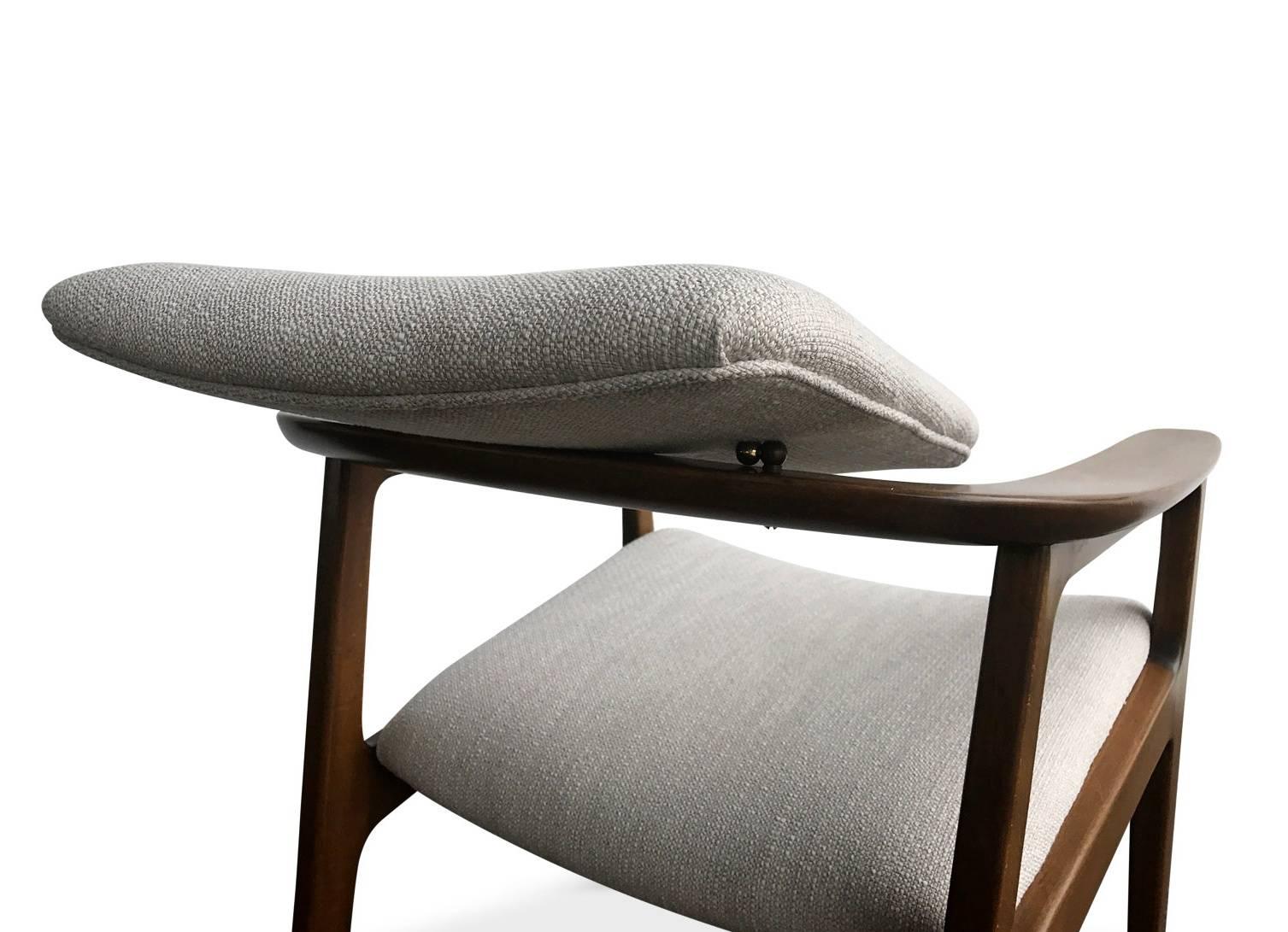 Restored Tilt Back Chairs by Sigvard Bernadotte for France & Daverkosen 1