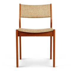 D-Scan Teak Danish Modern Dining Chairs Set of Four