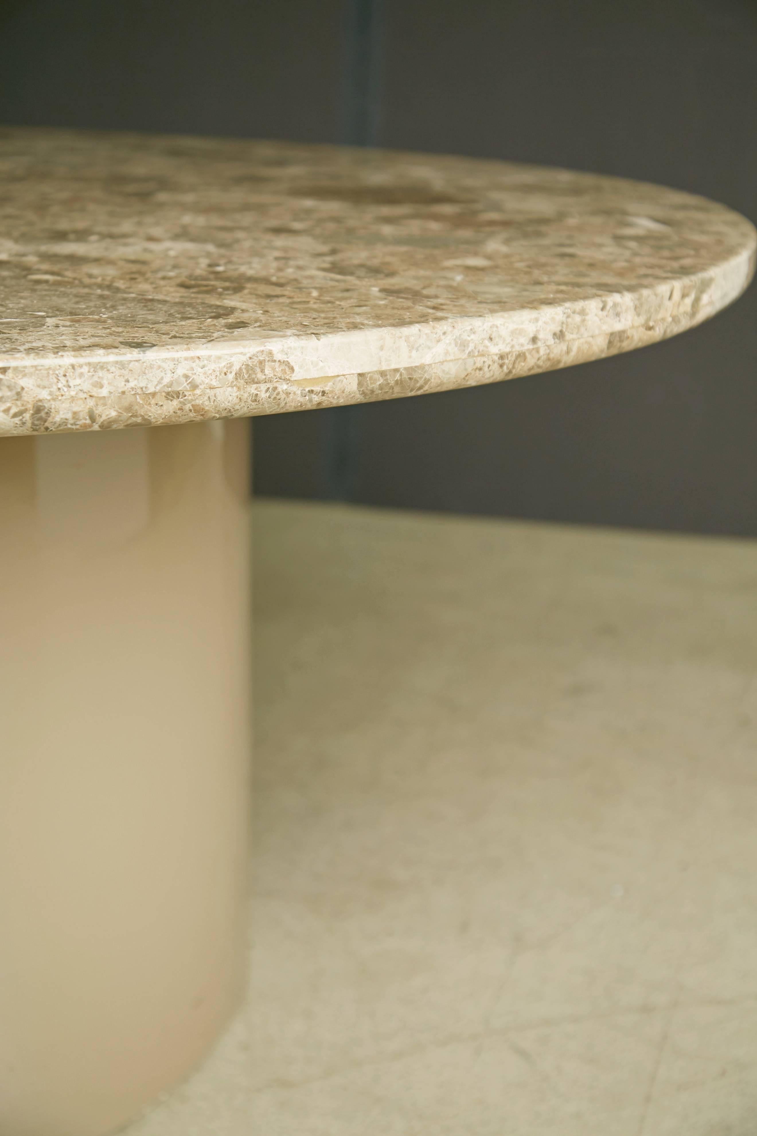 Monumental Circular Granite Dining Table by Brueton, circa 1980 *MOVING SALE* In Good Condition In Los Angeles, CA