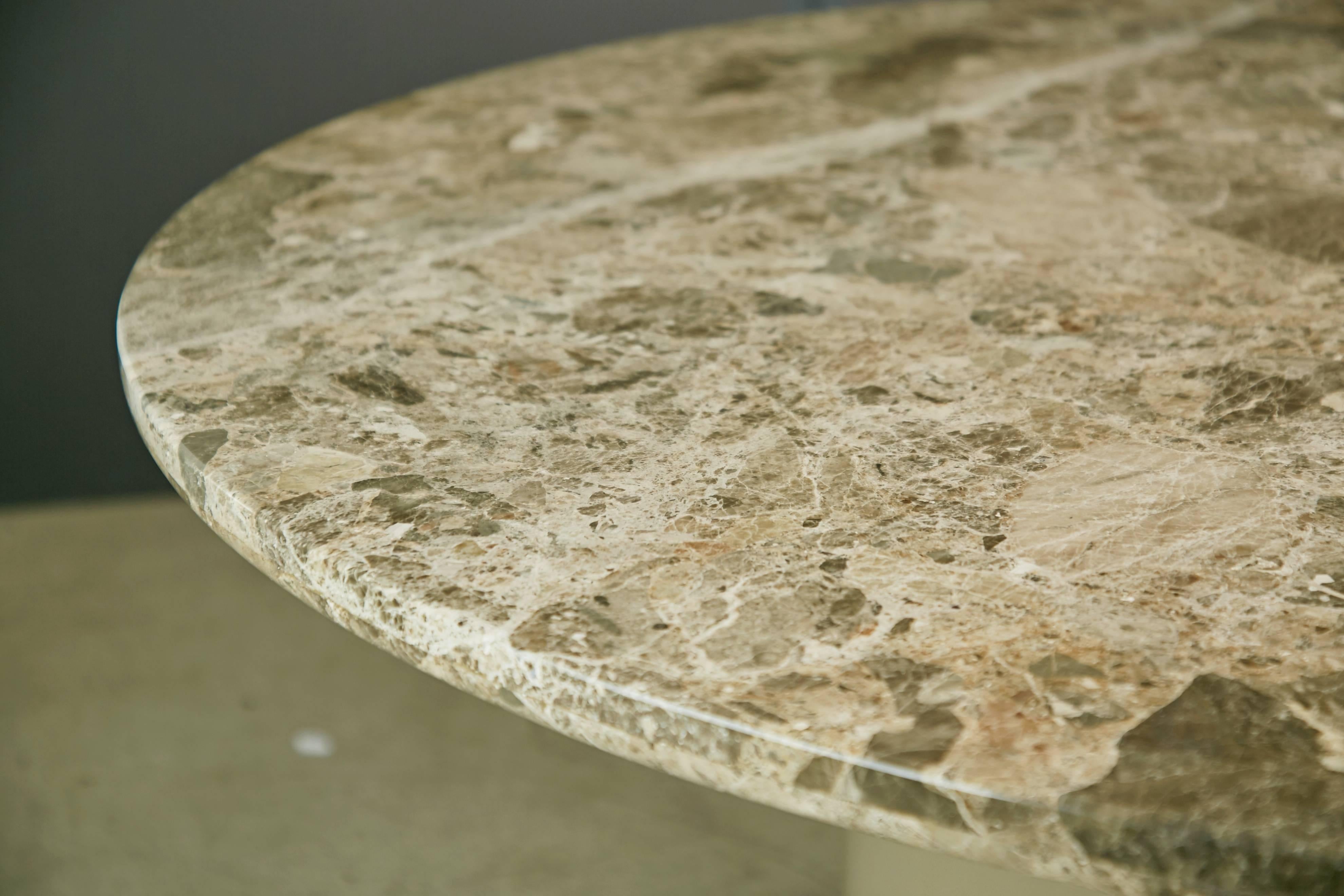 Late 20th Century Monumental Circular Granite Dining Table by Brueton, circa 1980 *MOVING SALE*