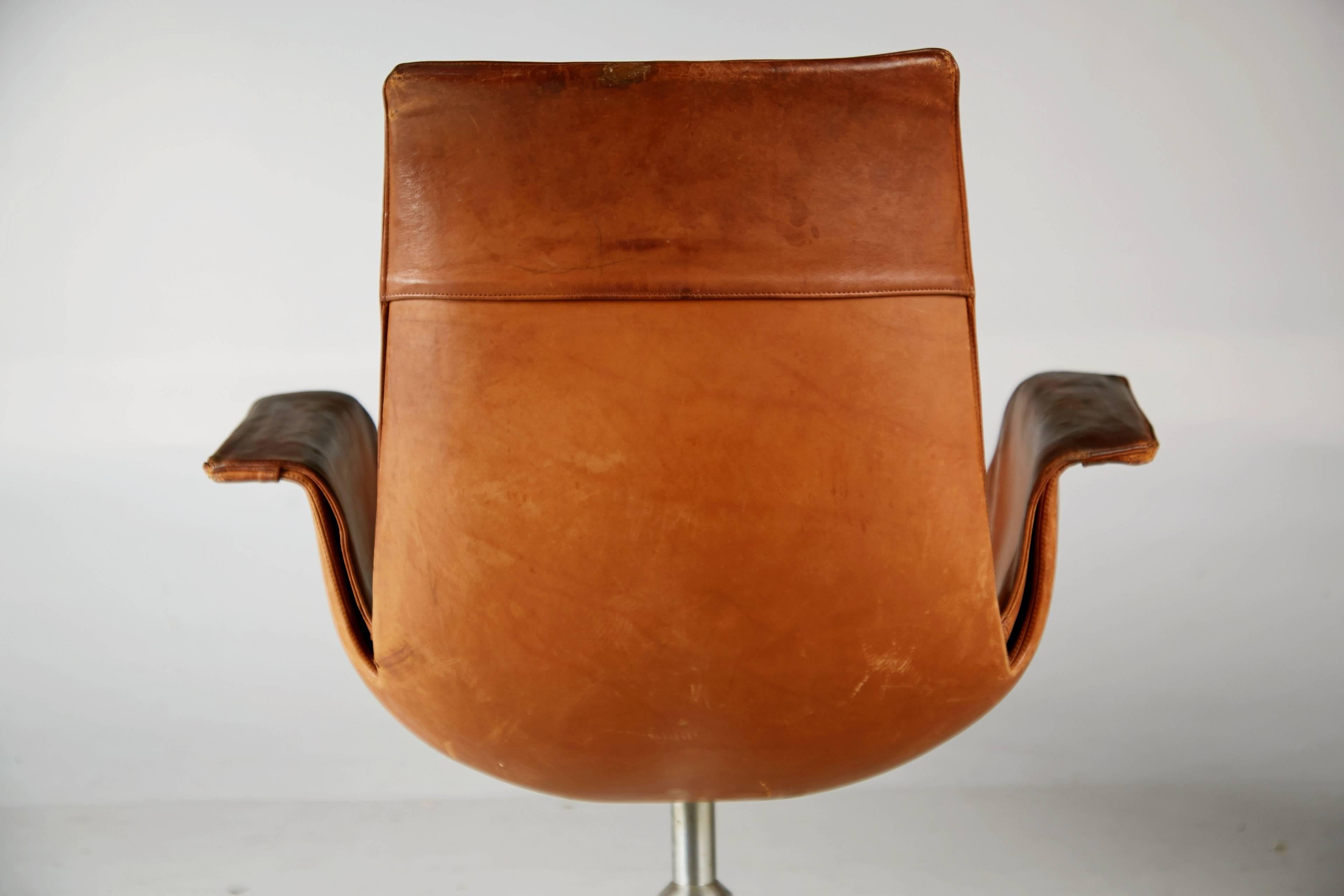 Distressed Bird Chair by Preben Fabricius & Jørgen Kastholm for Alfred Kill 3