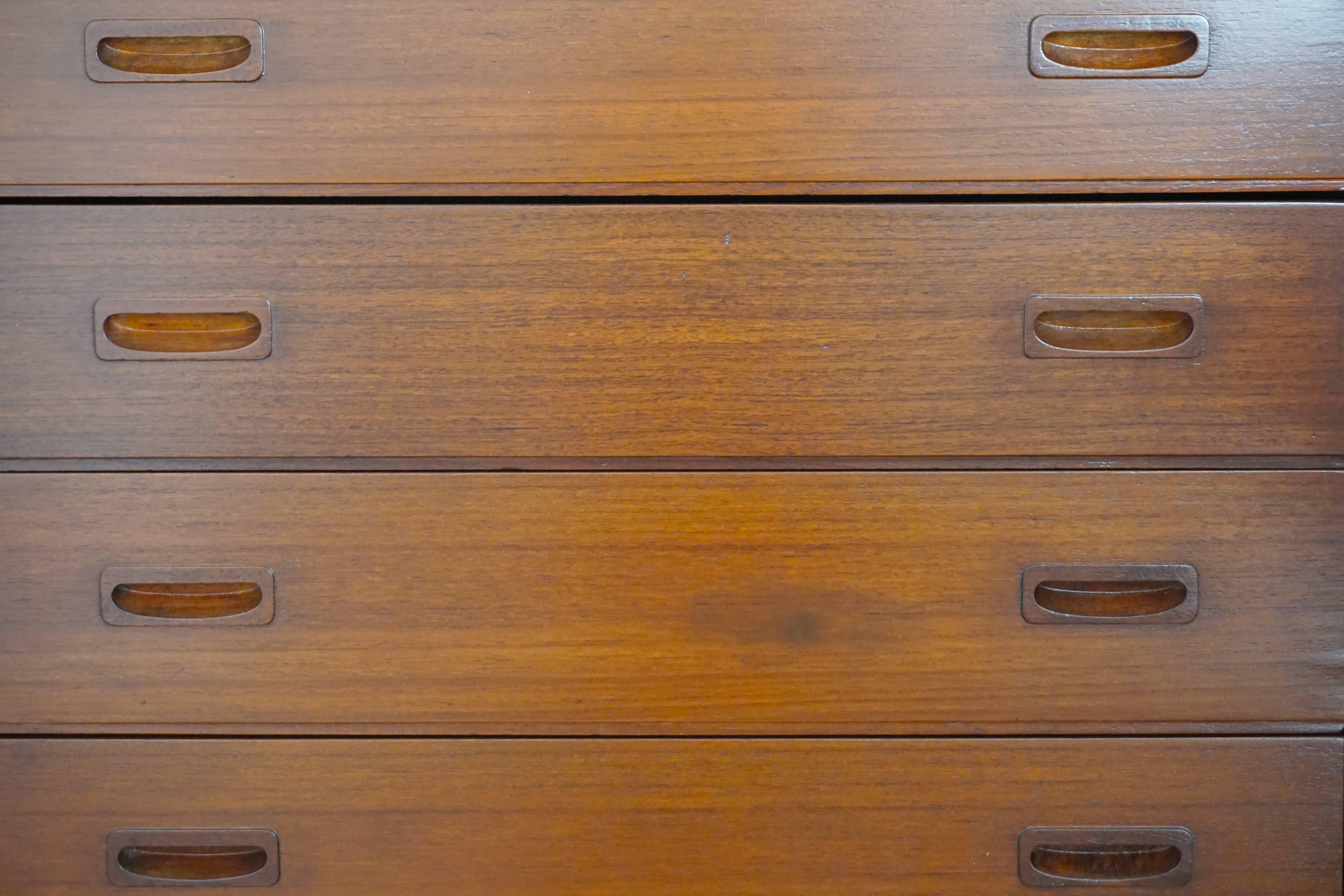 Mid-20th Century Danish Modern Chest of Drawers For Sale