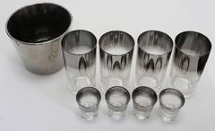 Ombre Silver Fade Cocktail Set