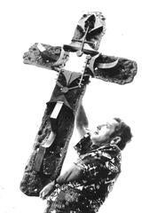 Sascha Brastoff's Magnesium Cross Sculpture