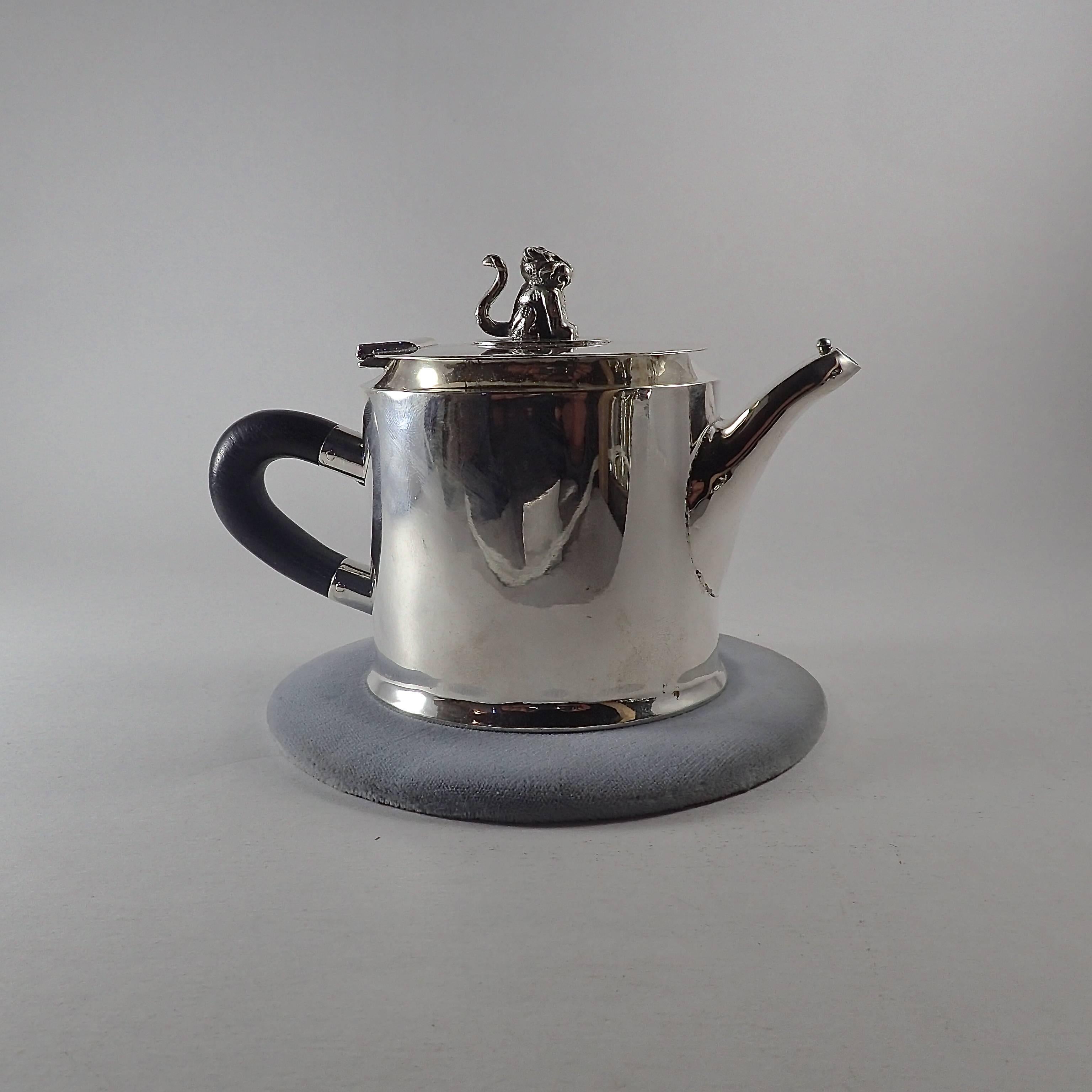 Mid-Century Modern William Spratling Jaguar Tea Set 