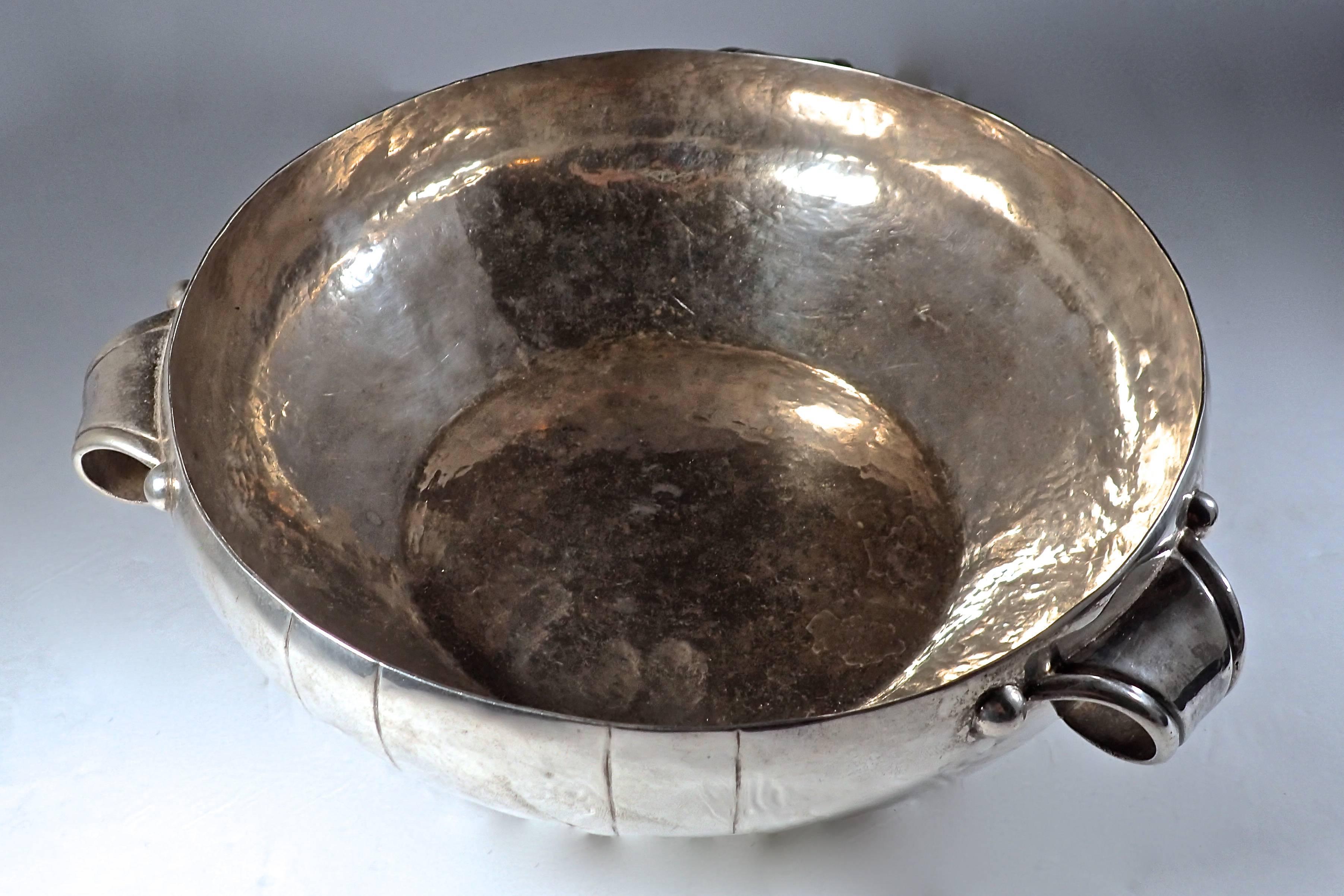 Mid-Century Modern William Spratling Three-Handled Bowl For Sale