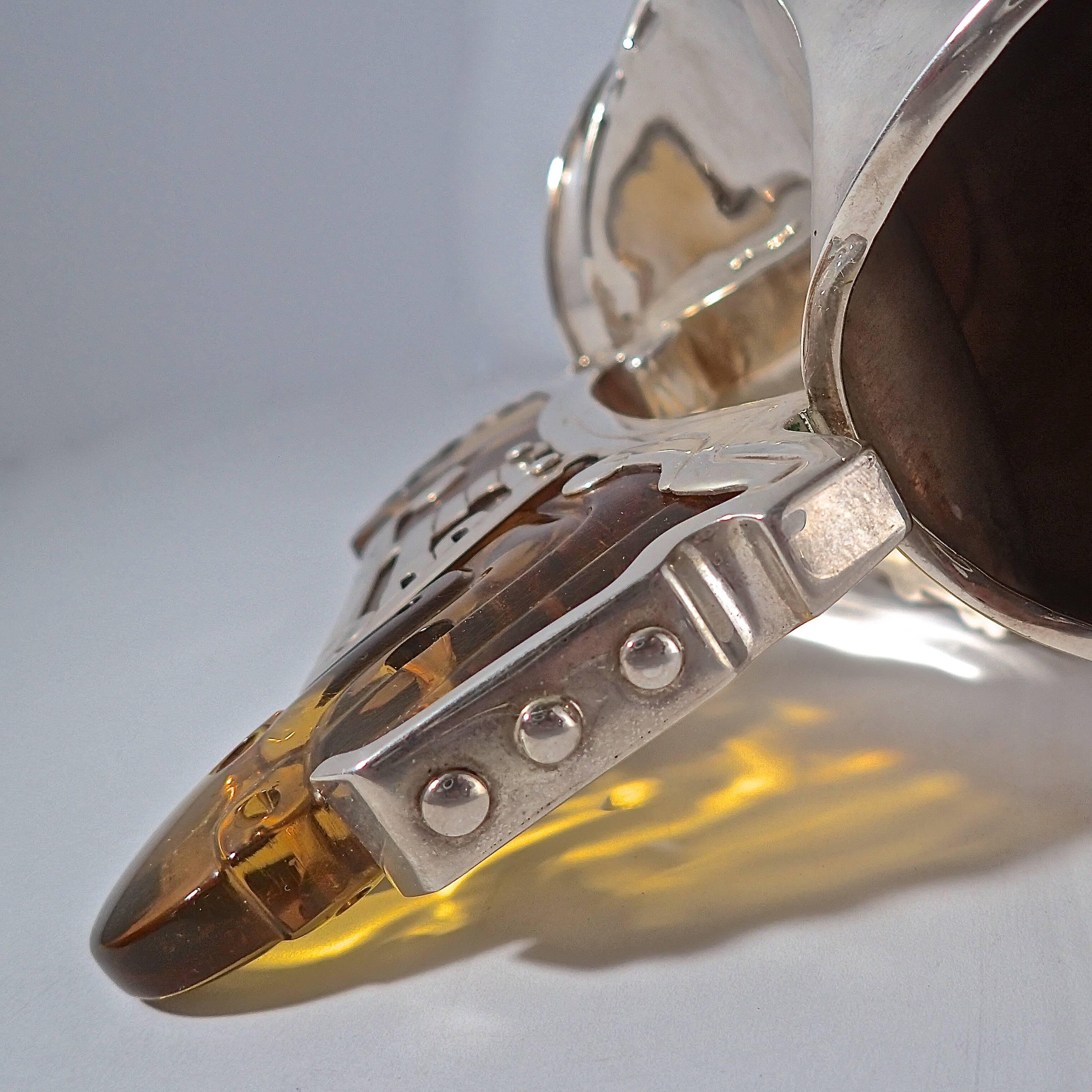 Cast Ezequiel Tapia Amber Pitcher For Sale
