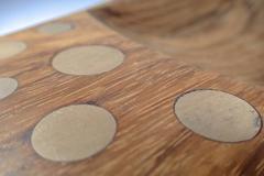 William Spratling Wooden Bowl with Silver Inlay