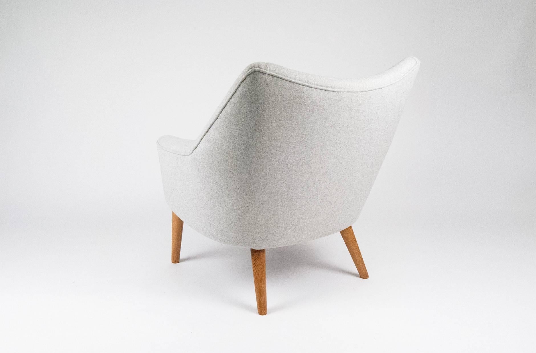 Mid-20th Century Kurt Ostervig 1950s Danish Lounge Chair