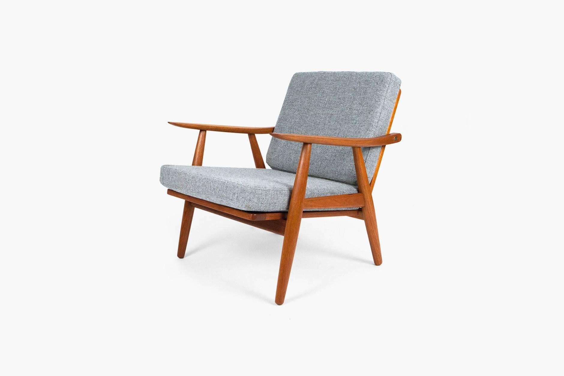 Danish Hans J. Wegner GE-270 Lounge Chairs, 1956
