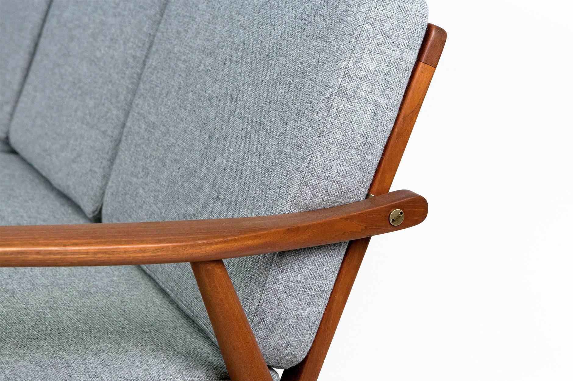 Mid-20th Century Hans Wegner GE-270 Teak Sofa