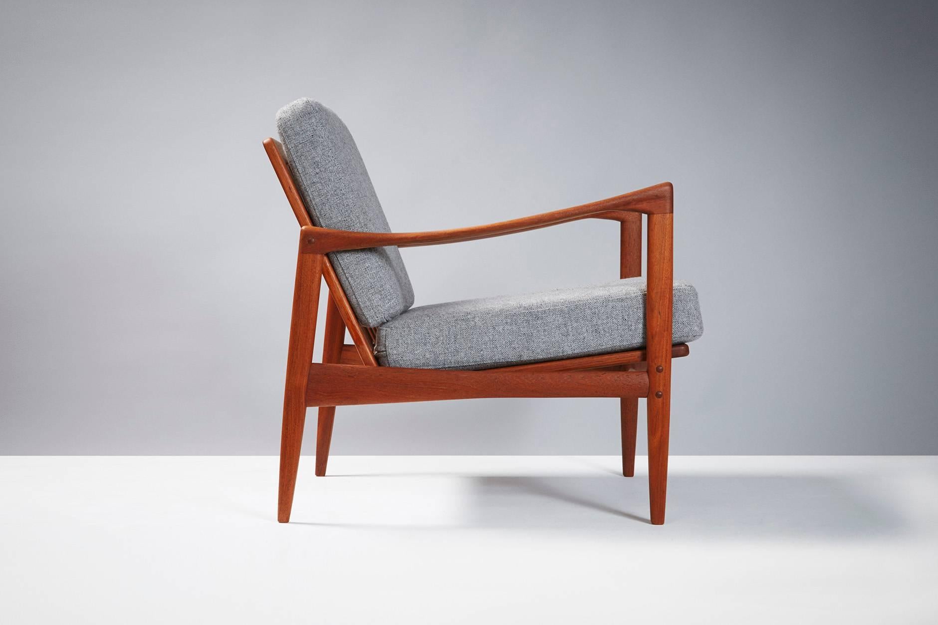Scandinavian Modern Ib Kofod-Larsen 'Candidate' Teak Lounge Chair, circa 1960