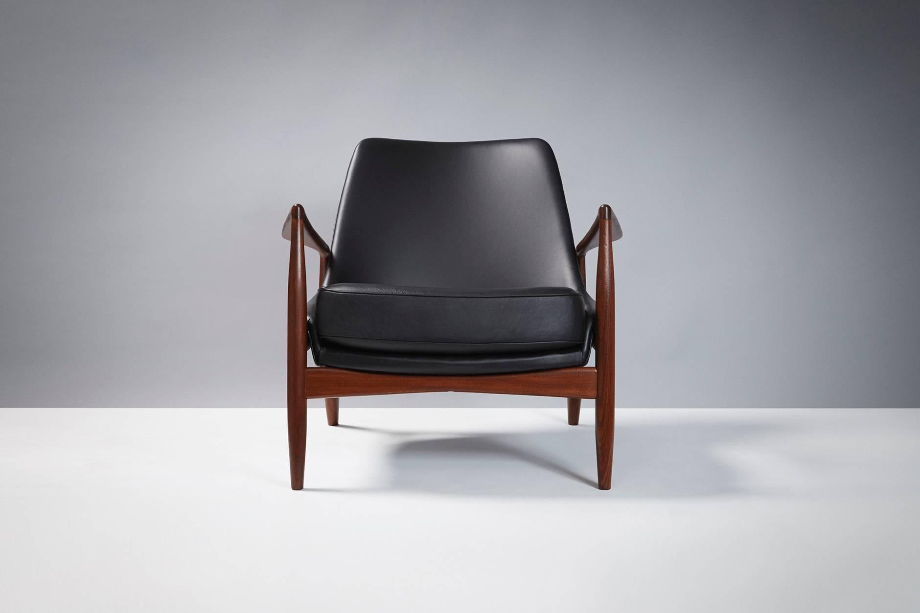 Swedish Ib Kofod-Larsen Salen Lounge Chair, 1950s
