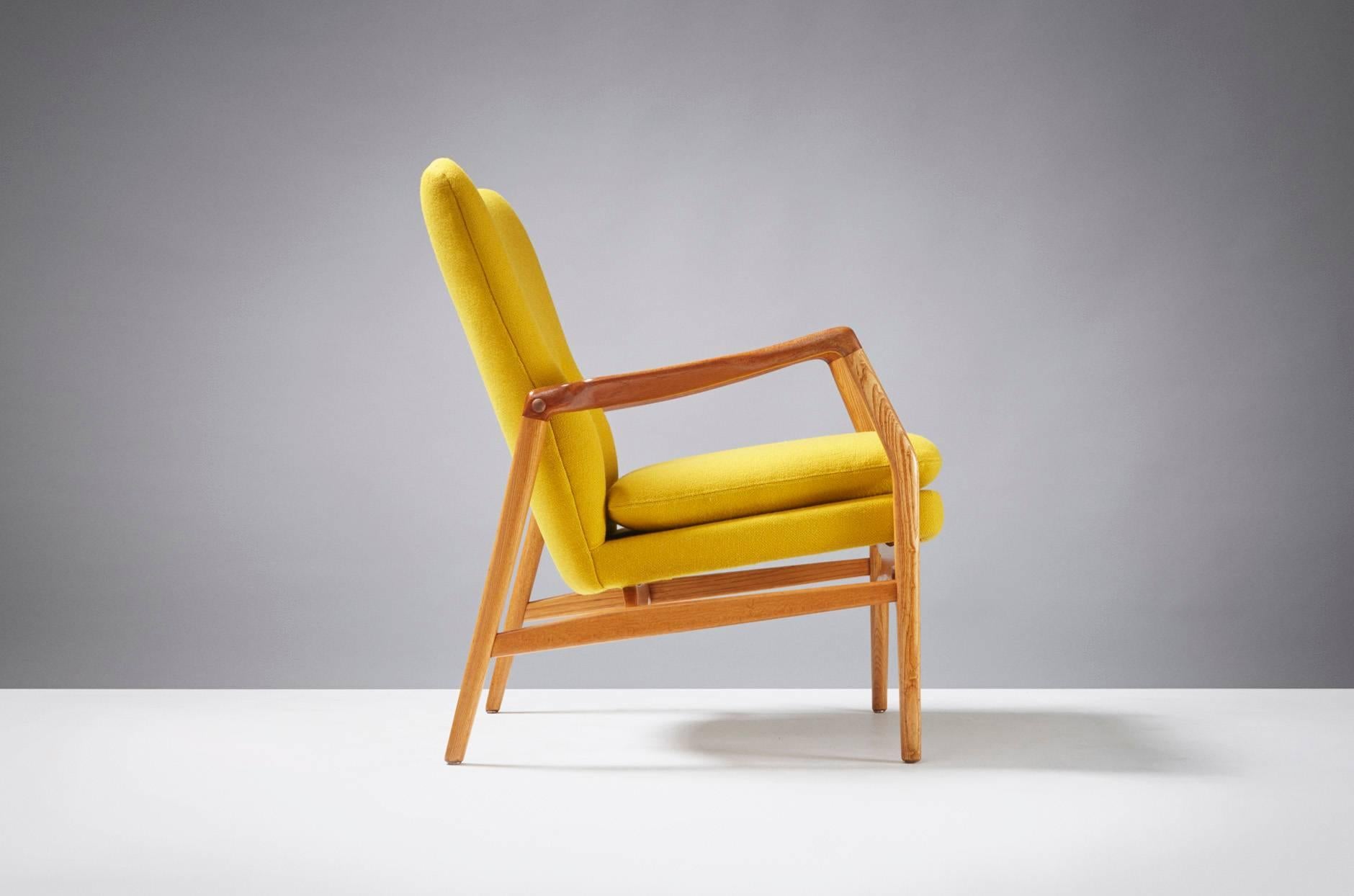 Danish Kurt Olsen Model 215 Lounge Chair, 1954