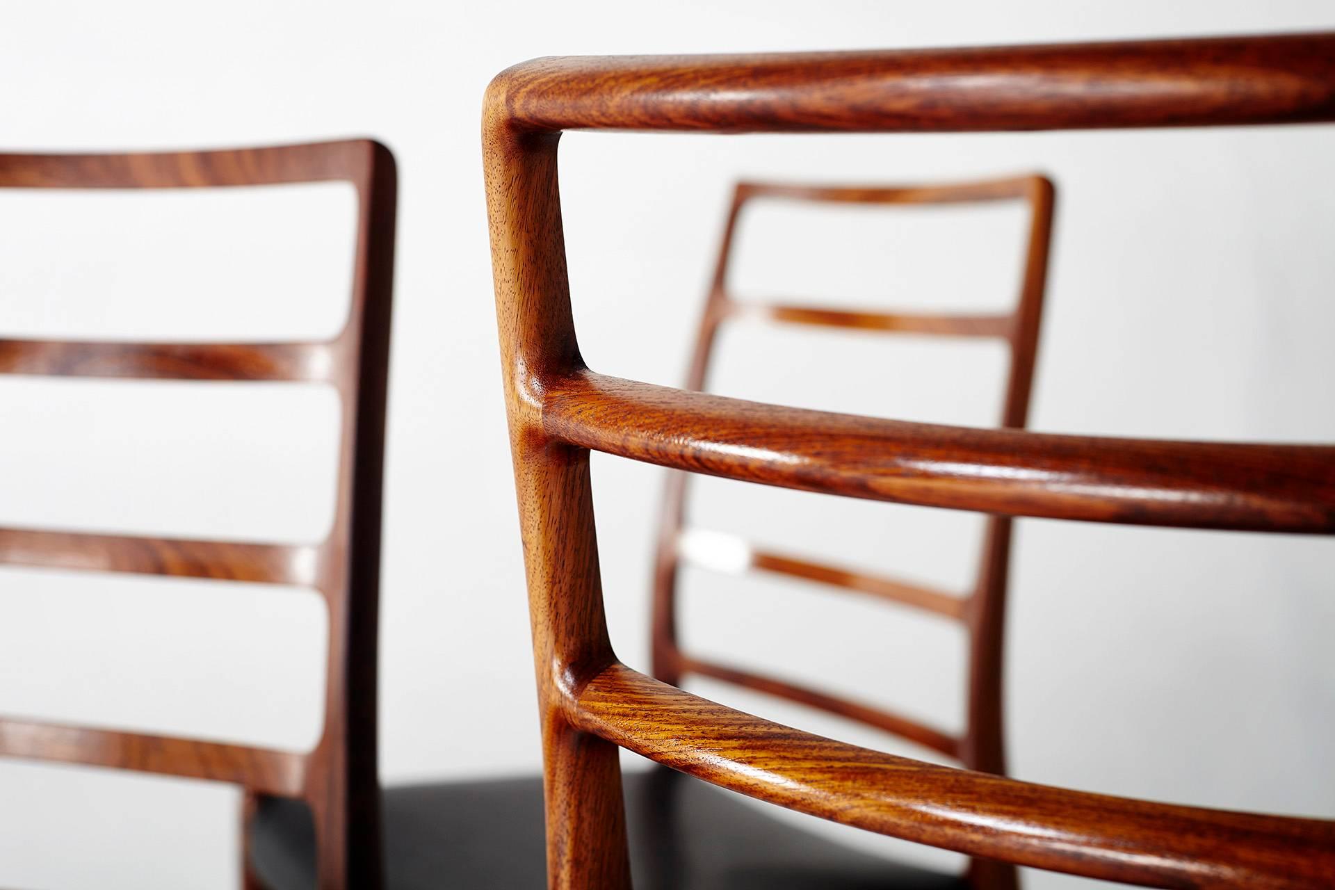 Niels Moller Model 82 Chairs, circa 1970 For Sale 1
