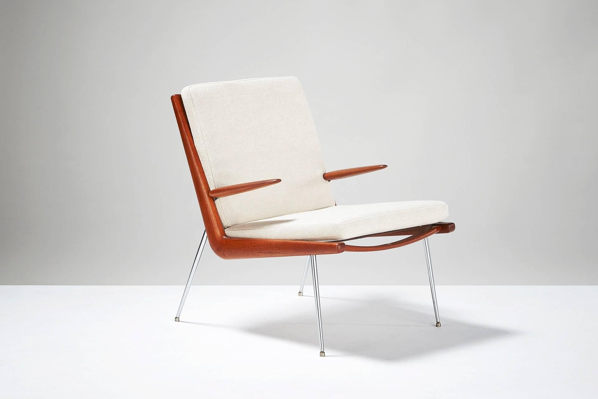 Peter Hvidt & Orla Mølgaard-Nielsen Boomerang Chairs, circa 1956 (Skandinavische Moderne)