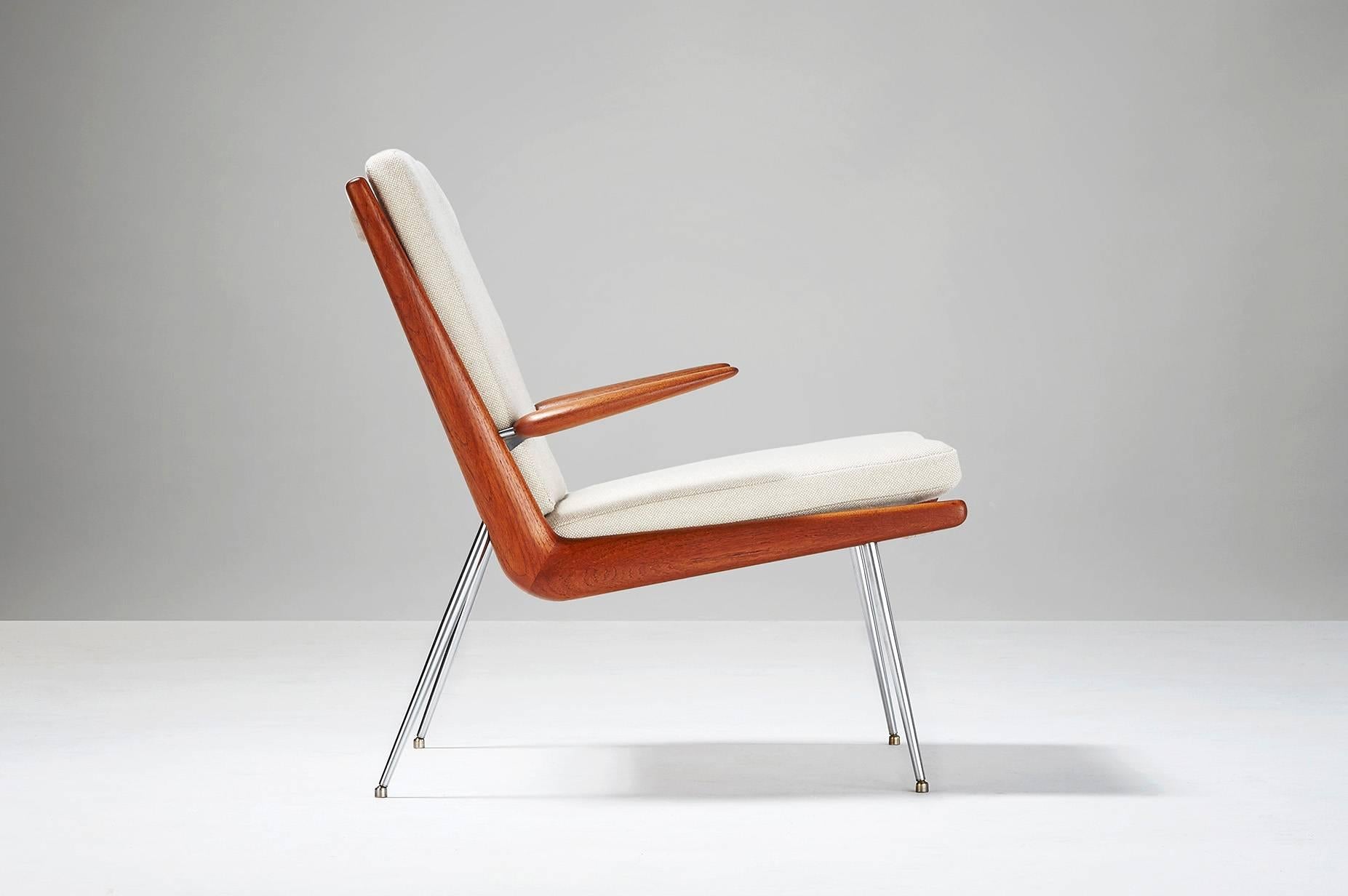 Peter Hvidt & Orla Mølgaard-Nielsen Boomerang Chairs, circa 1956 im Zustand „Hervorragend“ in London, GB