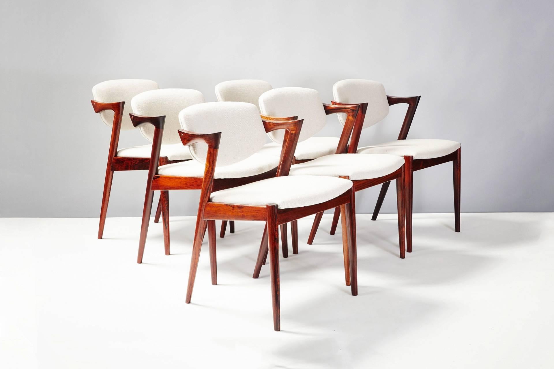 Kai Kristiansen Model 42 Dining Chairs, 1956 2