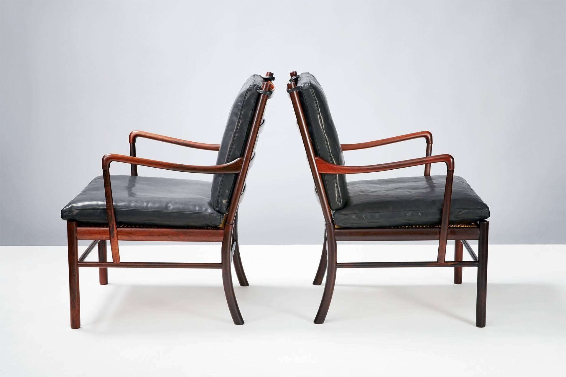 Danish Pair of Ole Wanscher PJ-149 Colonial Armchairs, 1949