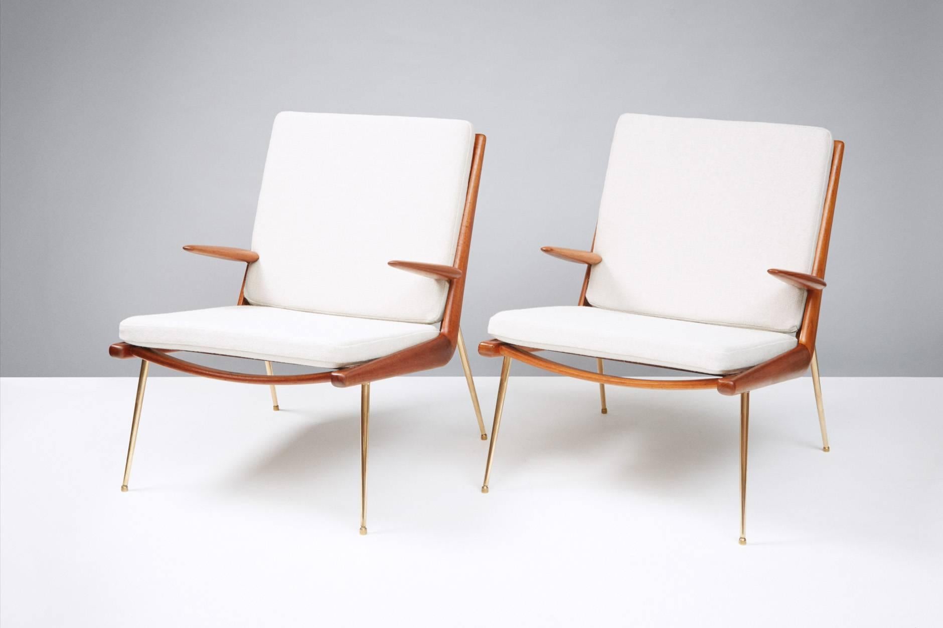 Scandinavian Modern Peter Hvidt & Orla Mølgaard Nielsen FD-159 Boomerang Chair, circa 1959