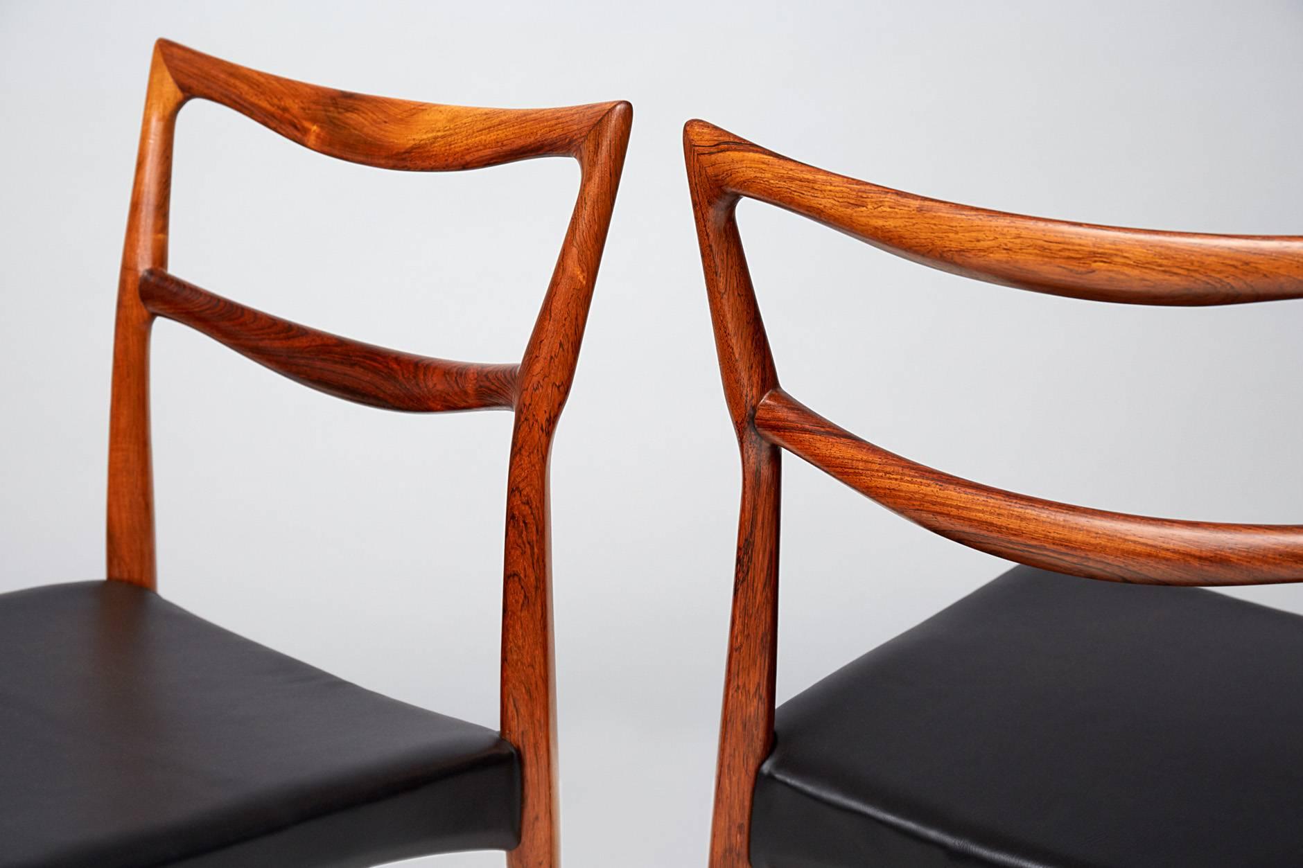 Mid-20th Century Johannes Andersen Dining Chairs, circa 1960