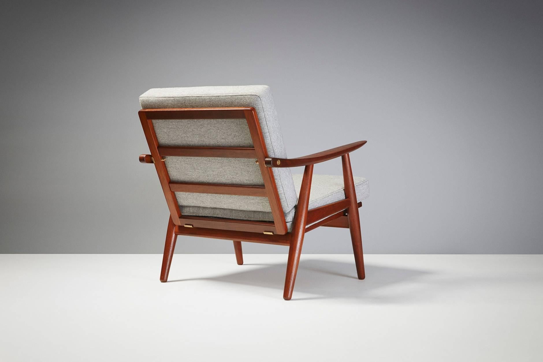 Danish Hans J. Wegner GE-270 Lounge Chairs, 1956