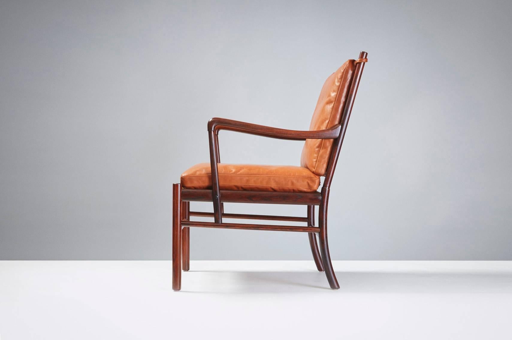 Danish Ole Wanscher PJ-149 Rosewood Colonial Chair, 1949