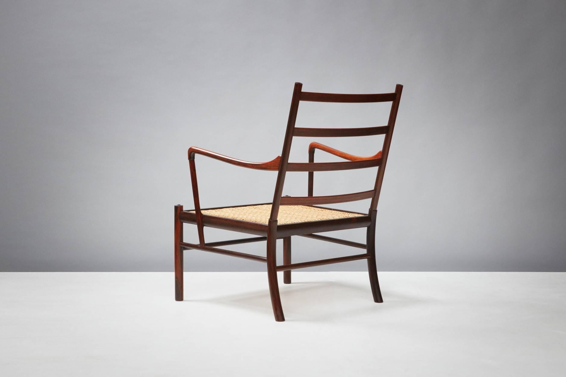 Scandinavian Modern Ole Wanscher PJ-149 Rosewood Colonial Chair, 1949