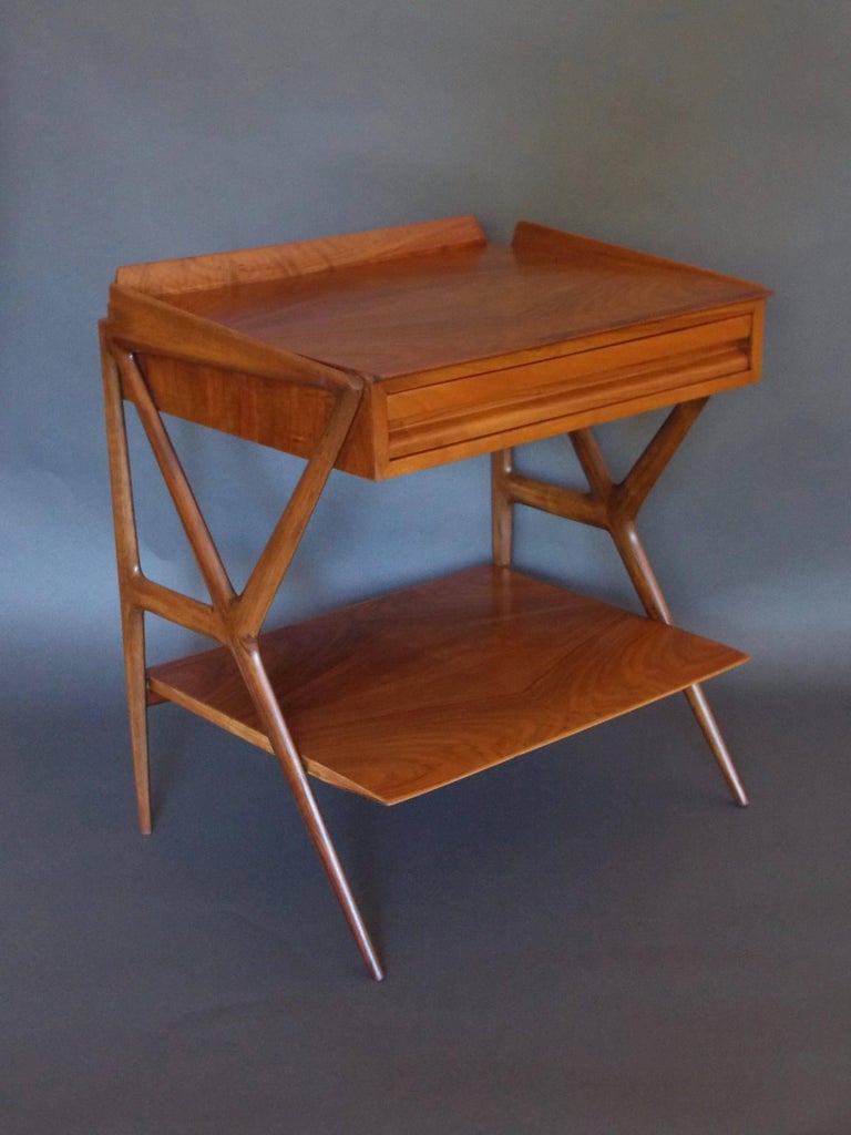 Architectural Side Table Ico Parisi Italy For Sale at 1stdibs