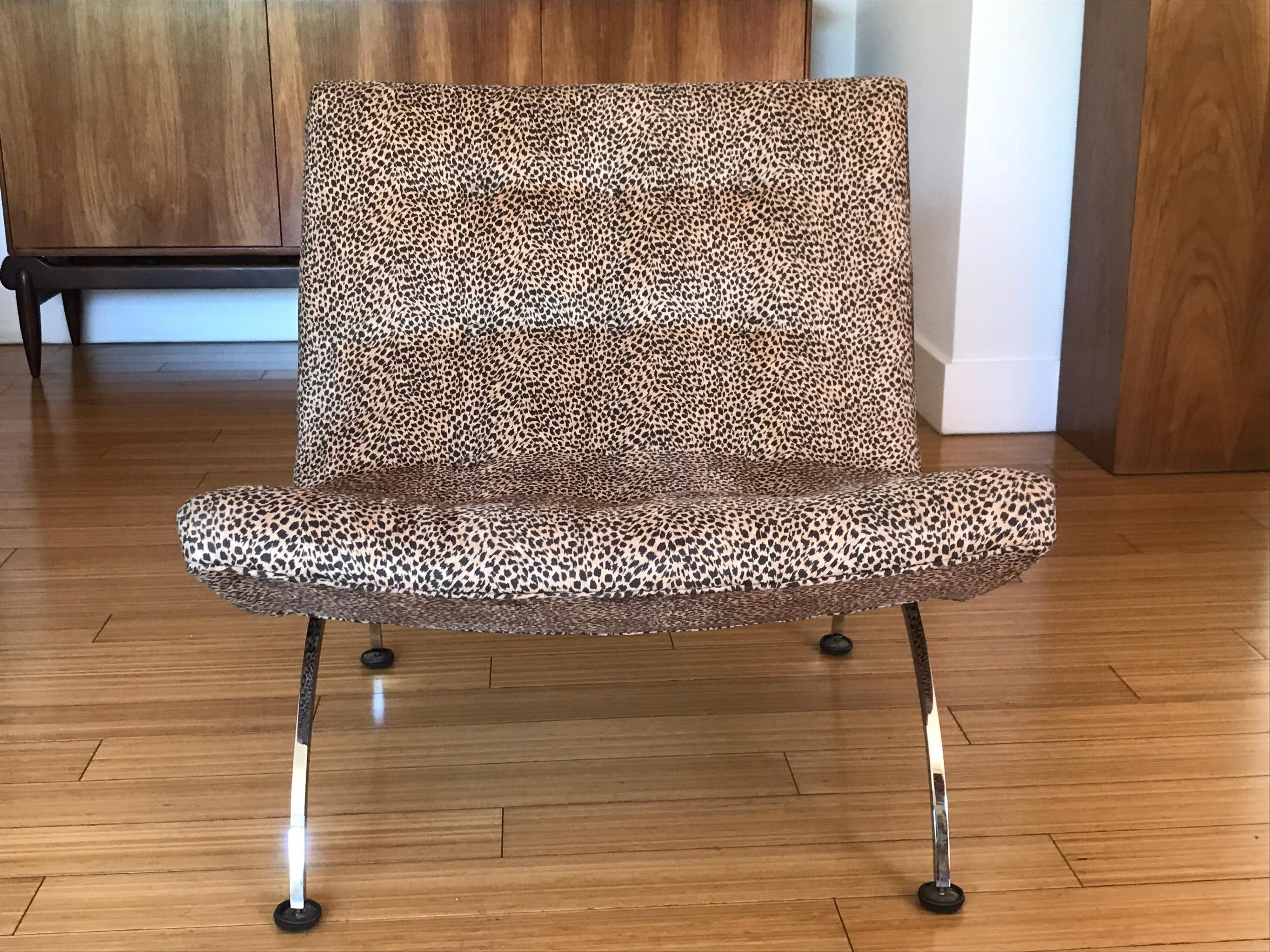 American Milo Baughman 'Scoop' Chair