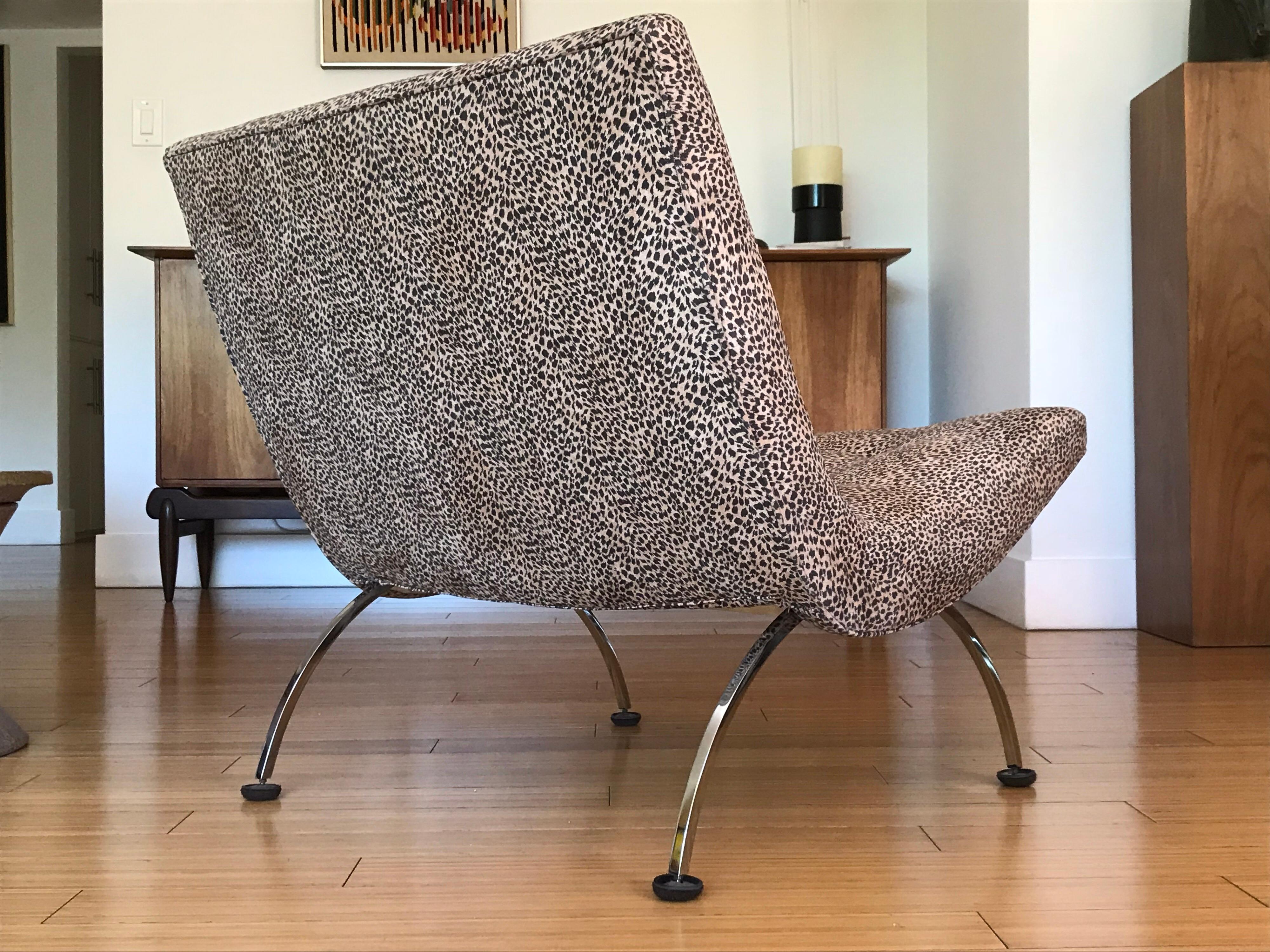 Milo Baughman 'Scoop' Chair In Good Condition In Los Angeles, CA