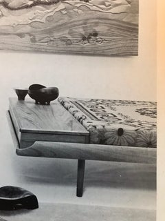 Cave Sanford Teak Platform Bed with Blanket Storage