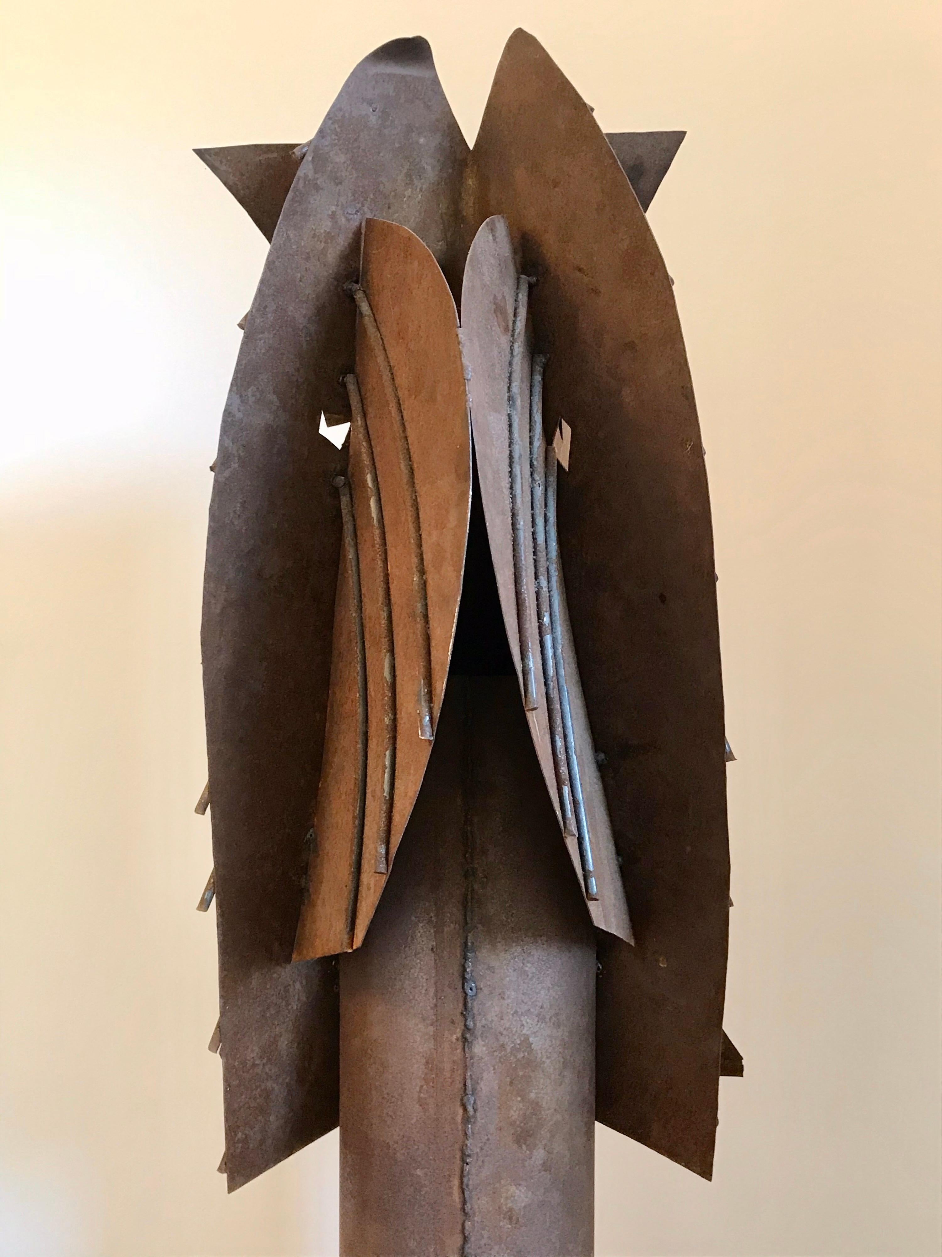 Welded 'Head of a Woman' Large Sculpture after Carl Nesjar for Picasso  For Sale