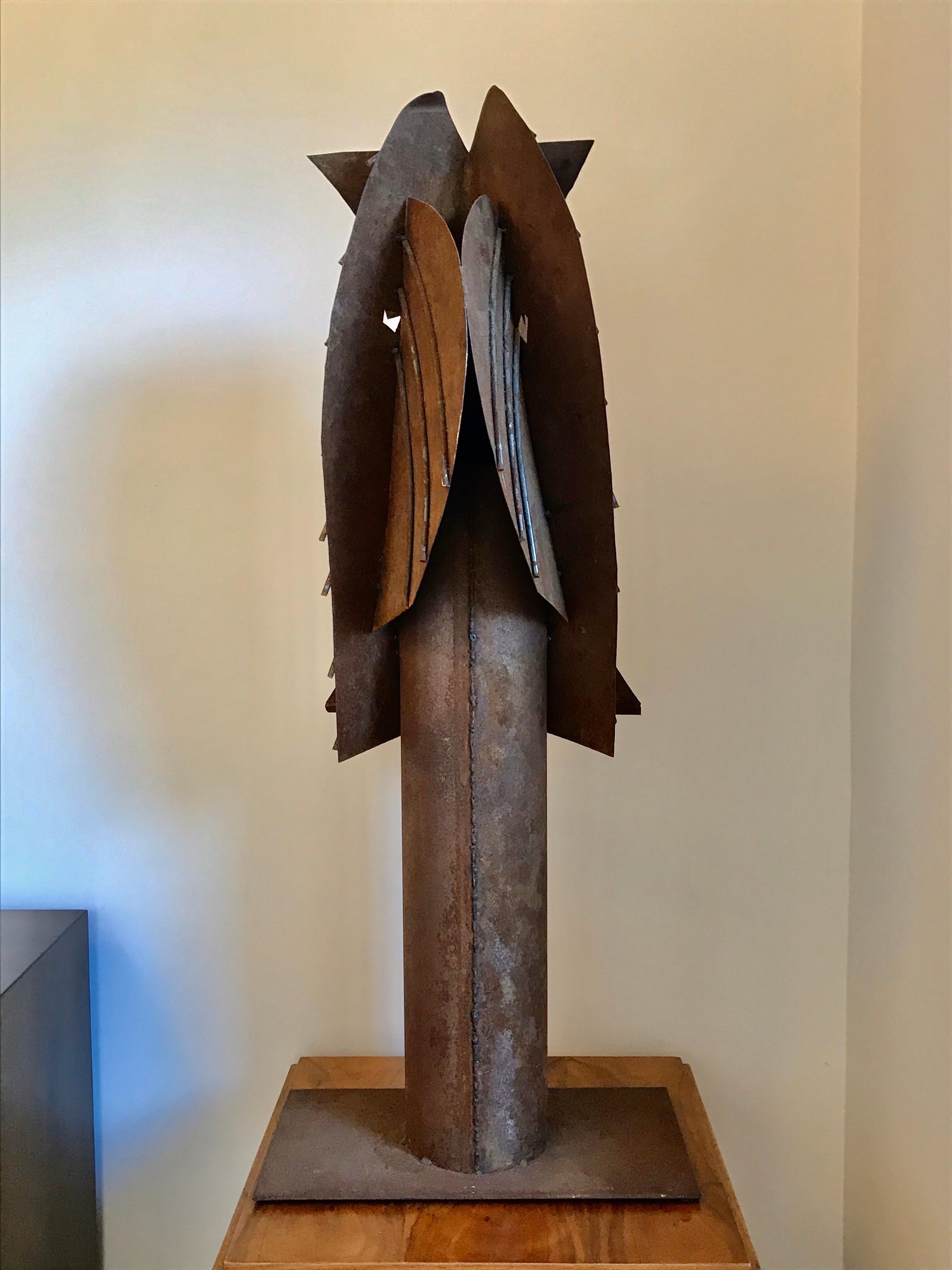 'Head of a Woman' Large Sculpture after Carl Nesjar for Picasso  In Good Condition For Sale In Los Angeles, CA