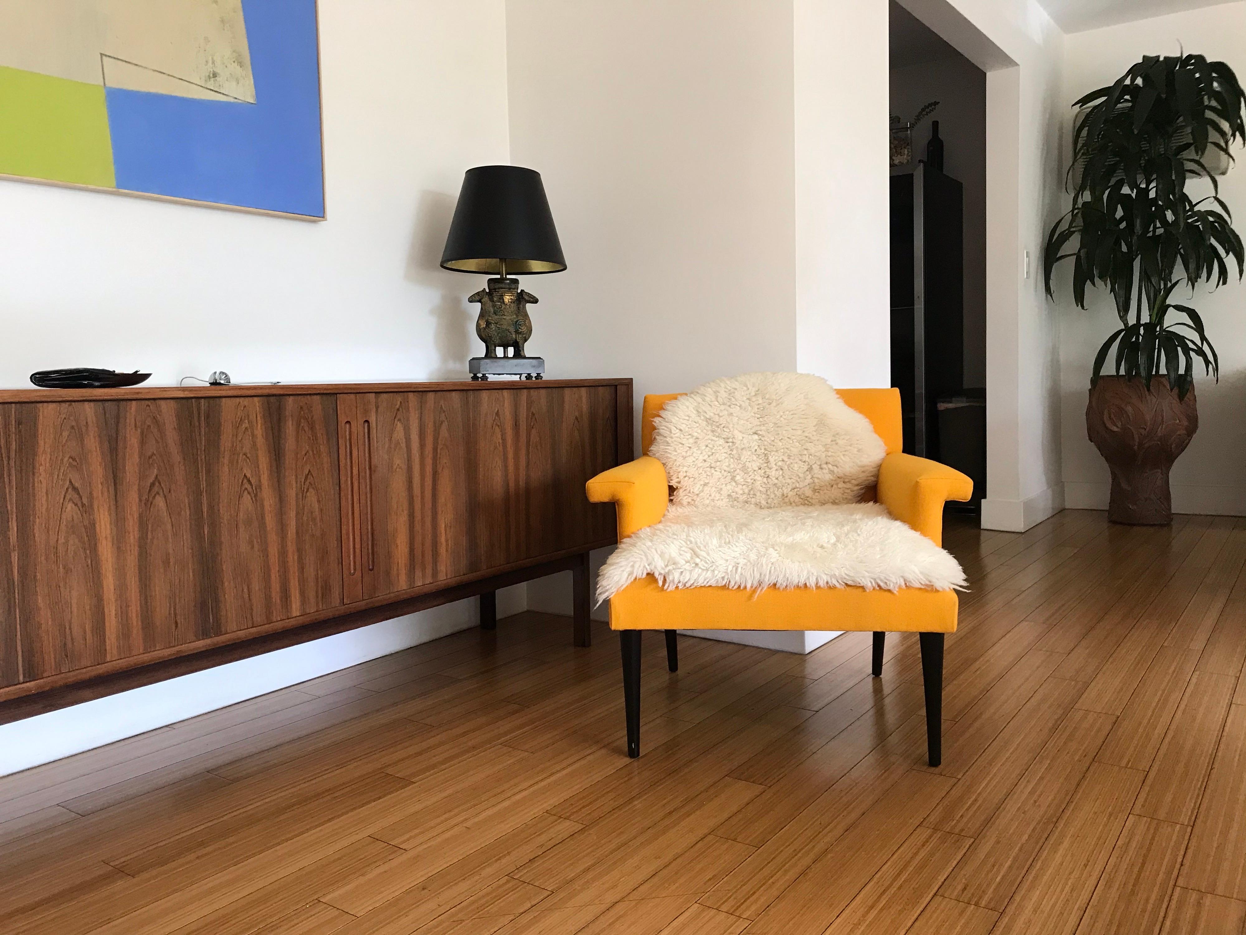 A humble pair of modernist designs that are still current looking after sixty years.
These were custom designs from the Van Keppel-Green studio in Beverly Hills, probably for a commissioned interior. These are handcrafted and quality made wood