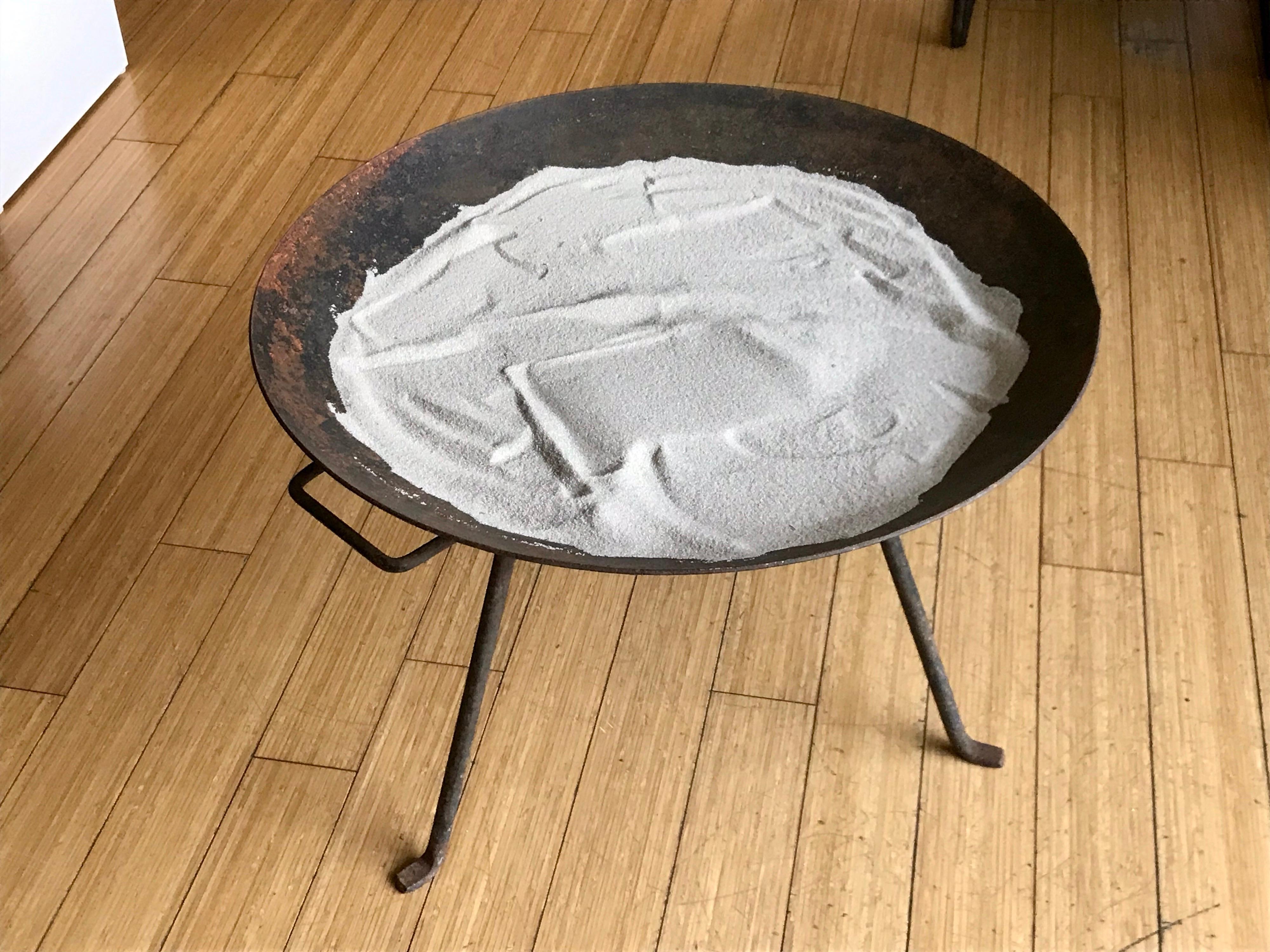 American Stan Hawk Iron Fire Pit or Catch-All, 1950's