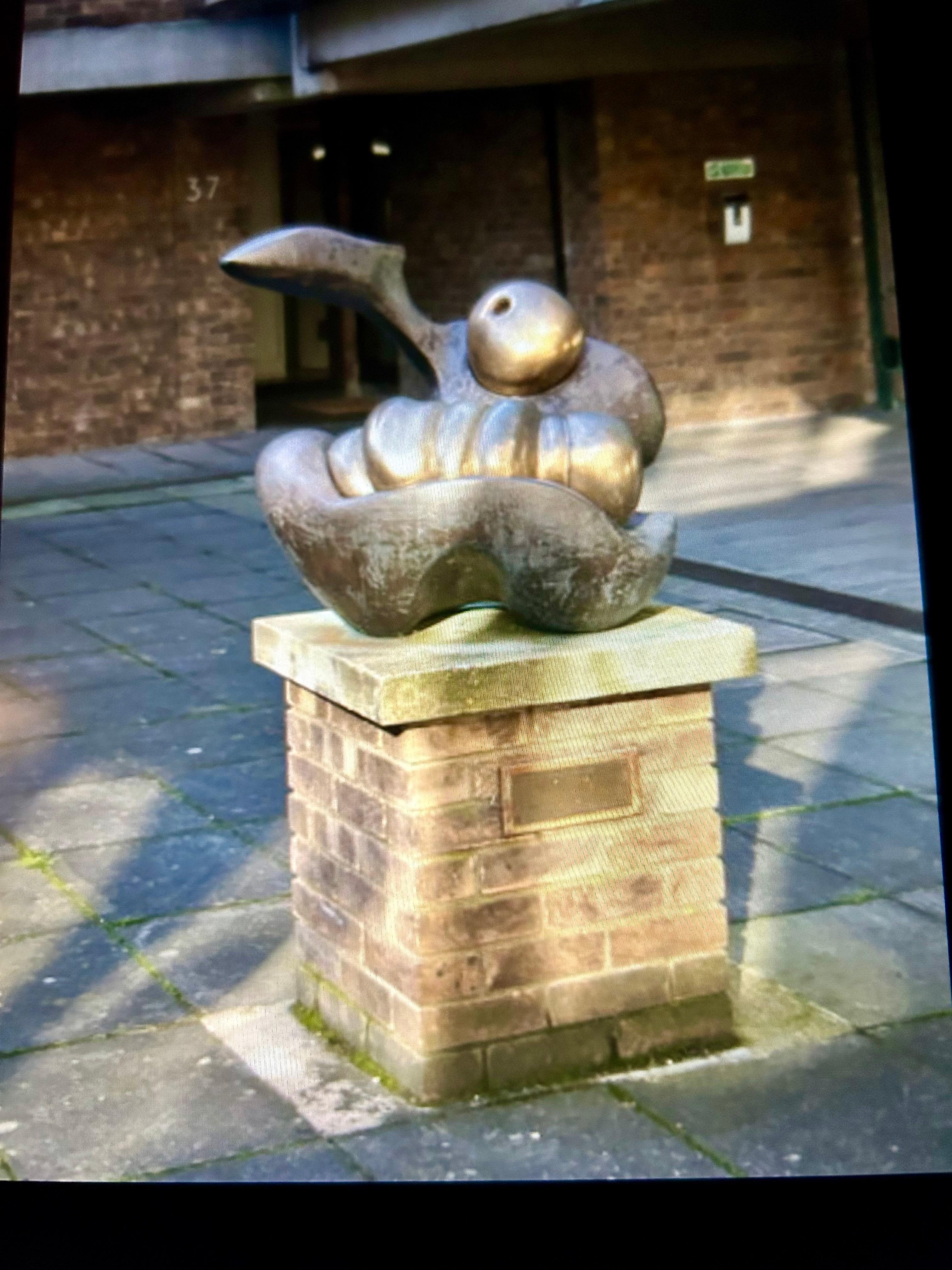 Mid-Century Modern Large Bronze Sculpture Bernard Meadows