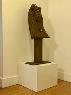 Head of a Women Welded Steel Sculpture Carl Nesjar for Picasso