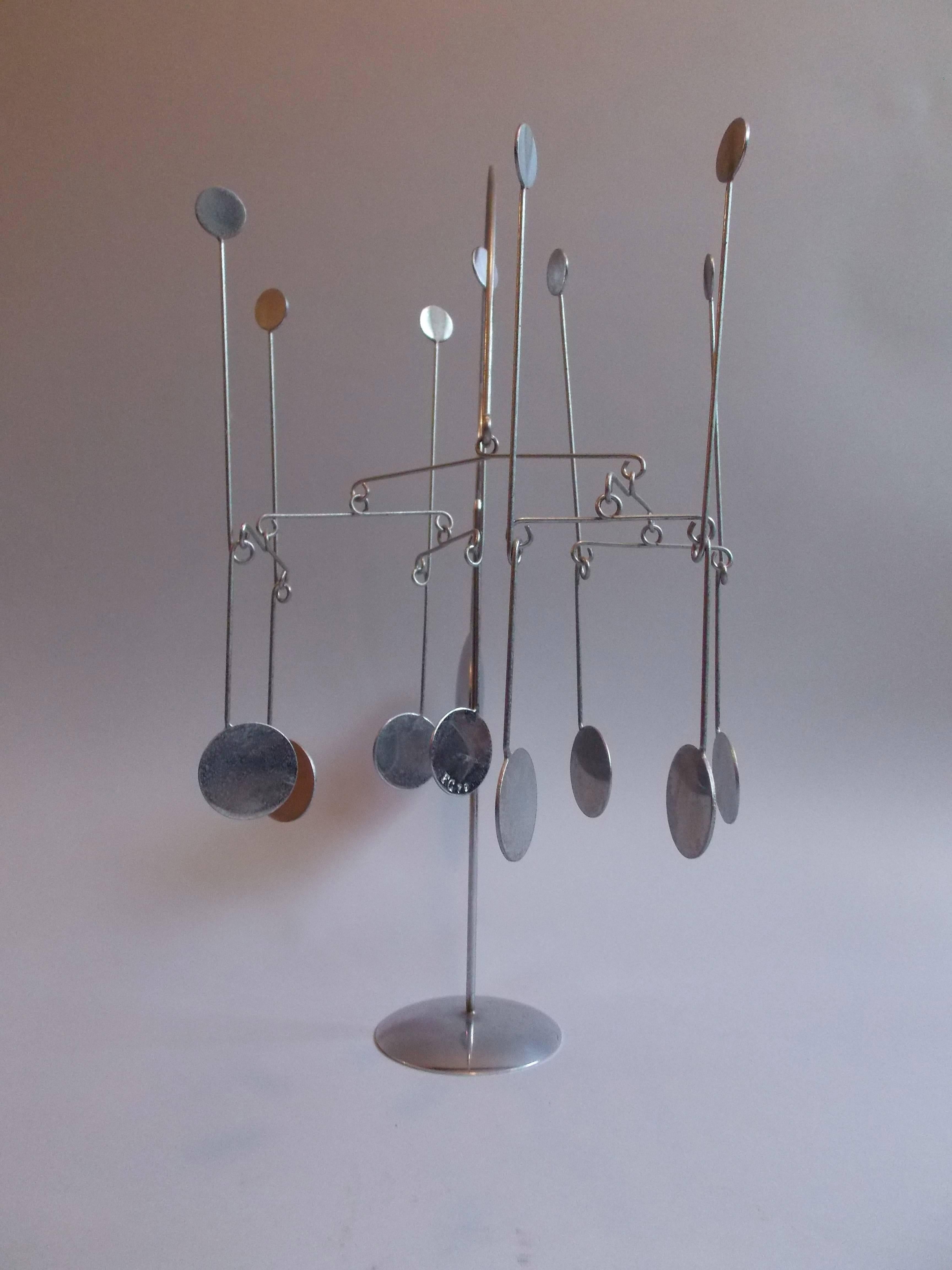Francois Collette Mobile Sculpture, 1979, France In Excellent Condition In Los Angeles, CA