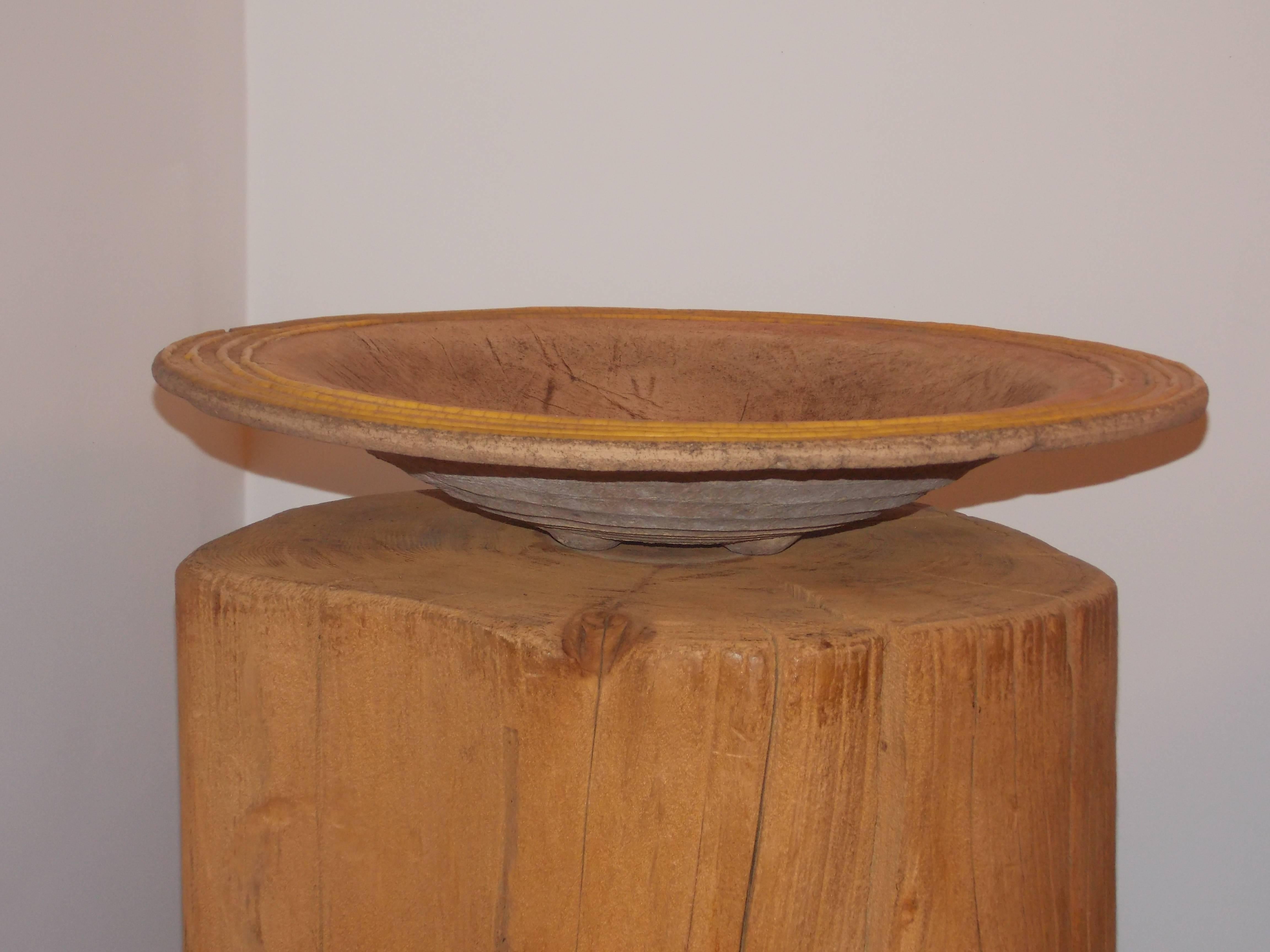 Rare Glen Lukens Big Studio Pottery Bowl or Charger 1